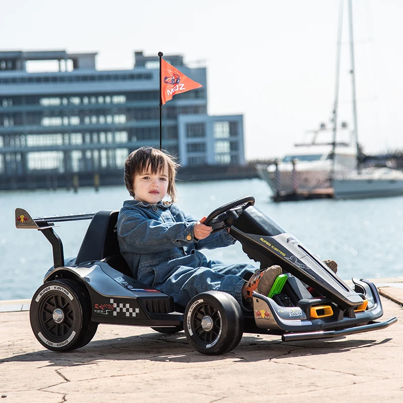 Children Ride on Car Drift Go kart Dual Motor 24v Battery Powered Electric Pedal Go Kart Toy Cars for Kids