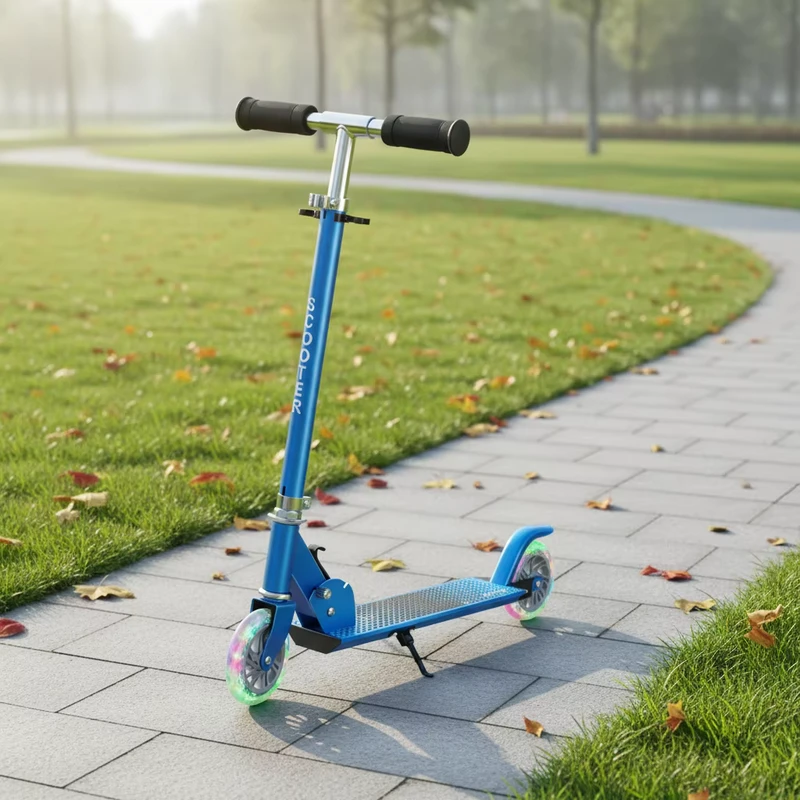 Children Safety Scooter Shock Absorption Function Reduce Vibration Comfortable for Long Time Riding Children Scooter