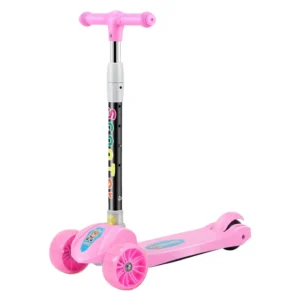 Children Scooter 3 Wheel Scooter with Flash Wheels Kick for 2 12 Year Kids Adjustable Height Foldable Children Scooter