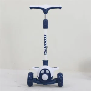 Children Scooter 3 Wheel Scooter with Flash Wheels Kick for 2-12 Year Kids Adjustable Height Foldable Children Scooter
