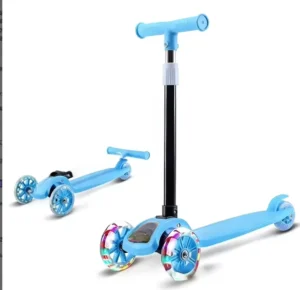 Children Scooter 3 Wheel Scooter with Flash Wheels Kick for 2 12 Year Kids Adjustable Height Foldable Children Scooter