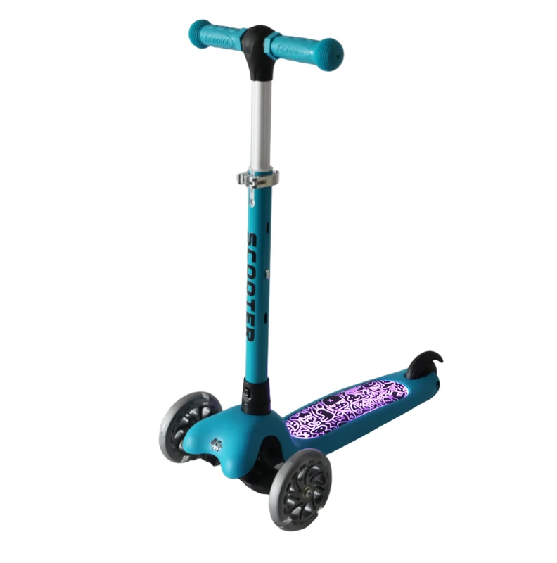Children Scooter Three Wheels Kids Kick Scooter Outdoors Height Adjustable Detachable