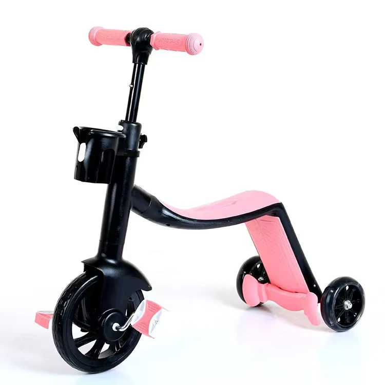 Children Scooter Tricycle Baby Balance Bike Ride on Toys 3 in 1 Kids Scooter