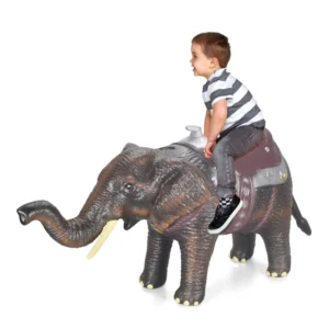 Children Simulation Model Big Ride on Elephant Toy with Light Sound