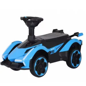 Children Sliding Car Kids’ Ride on 3 in 1 Push Baby Walker Stroller Mega Car Deluxer with Canopy