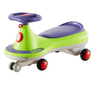 Children Swing Car 360 Degree Rotation Flashing Wheels Kids Toy Baby Swing Car With Light and Music