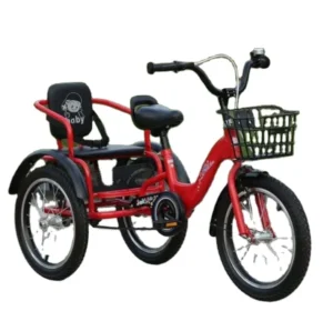 Children Two Seat Tricycle Ride on Car Two Seat Tricycle for Kids