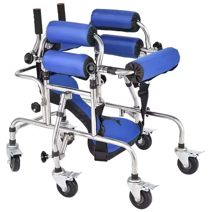 Children Walk Support Stand Rehabilitation Disabled Kids Hemiplegia Baby Walking Aid Child Walker With Cerebral Palsy With Seat