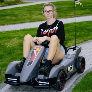 Children’s 24V/12V Toy Electric Drifting Ride on Car Kids Go-Kart with Remote Control Cars