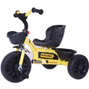 Children’s 3-Wheel Safety Tricycle Kids’ Toys Plastic Outdoor Tricycles Baby Walking Tricycles for Children 2-6 Years