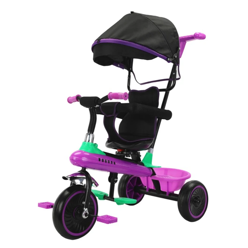 Children's 3 Wheeled Pedal Bikes Baby Bicycles and Push Carts for Toddlers for 2 6 Years Made of Durable Plastic