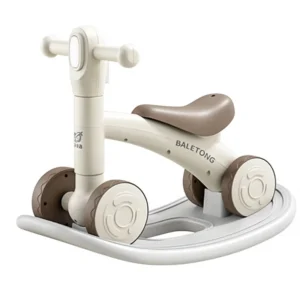 Children’s 3 in 1 Tricycle 1 to 3 Years Old Boys Girls Plastic Four-Wheel Indoor Outdoor Toddler Ride Bike