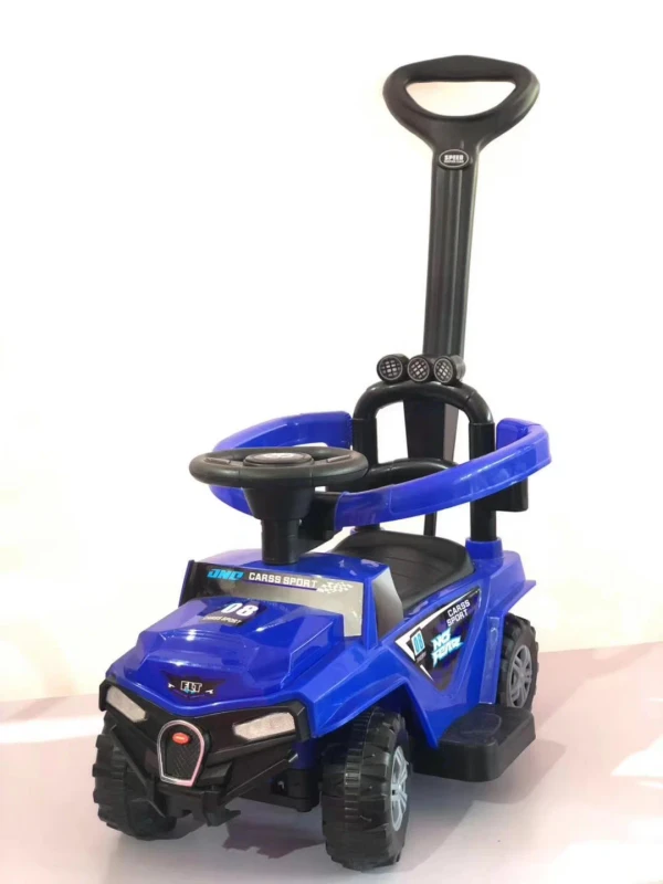 Children's 4 Wheel Battery Powered Plastic Push and Pedal Ride On Toy Car for 1 3 Years