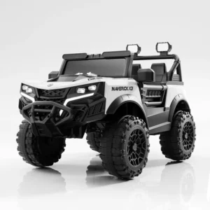 Children’s 8-13 Years 2-Door Electric Ride-On Car Battery Plastic 4-Wheel Shock Absorption Smart APP Control Outdoor