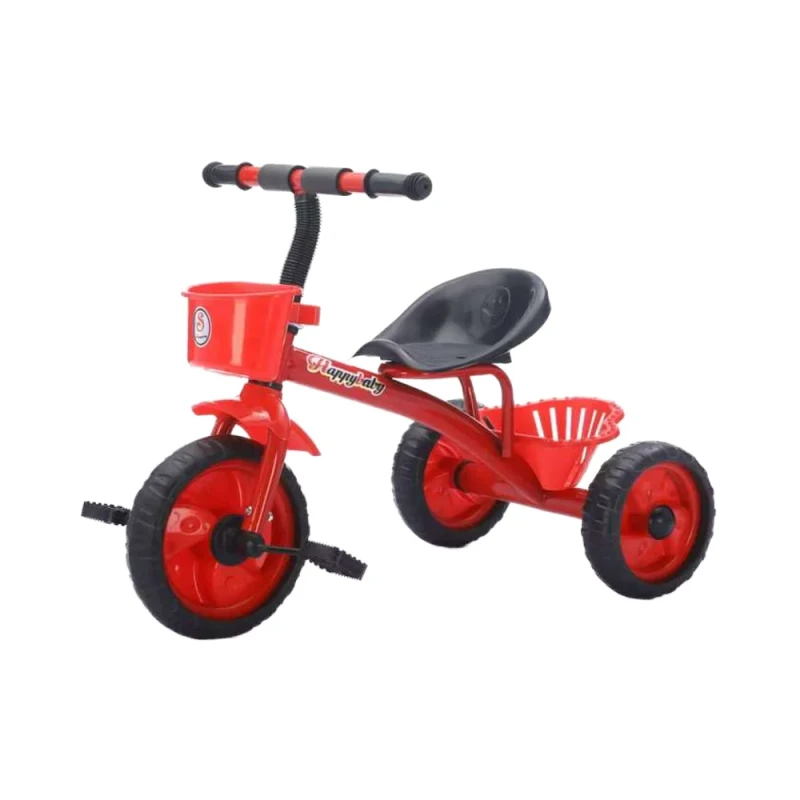 Children's Baby Tricycle Ride-on Toy for 3-12 Years Party Gift Made of Durable Plastic