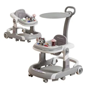 Children’s Baby Walker Toy Anti-O-Leg Three-in-One Foot Design Learning 6-18 Months Anti-Rollover PlasticB001