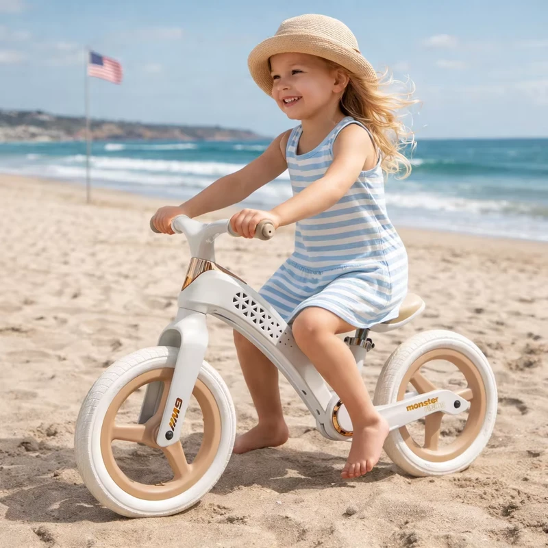 Children's Balance Bike EN71 and CE Certification Nylon Frame 12" Wheels Fully Customizable Logo Color
