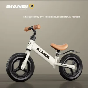 Children’s Balance Bike Without Pedals Metal Two-Wheel 2-3-4 Years Old Scooter No Canopy