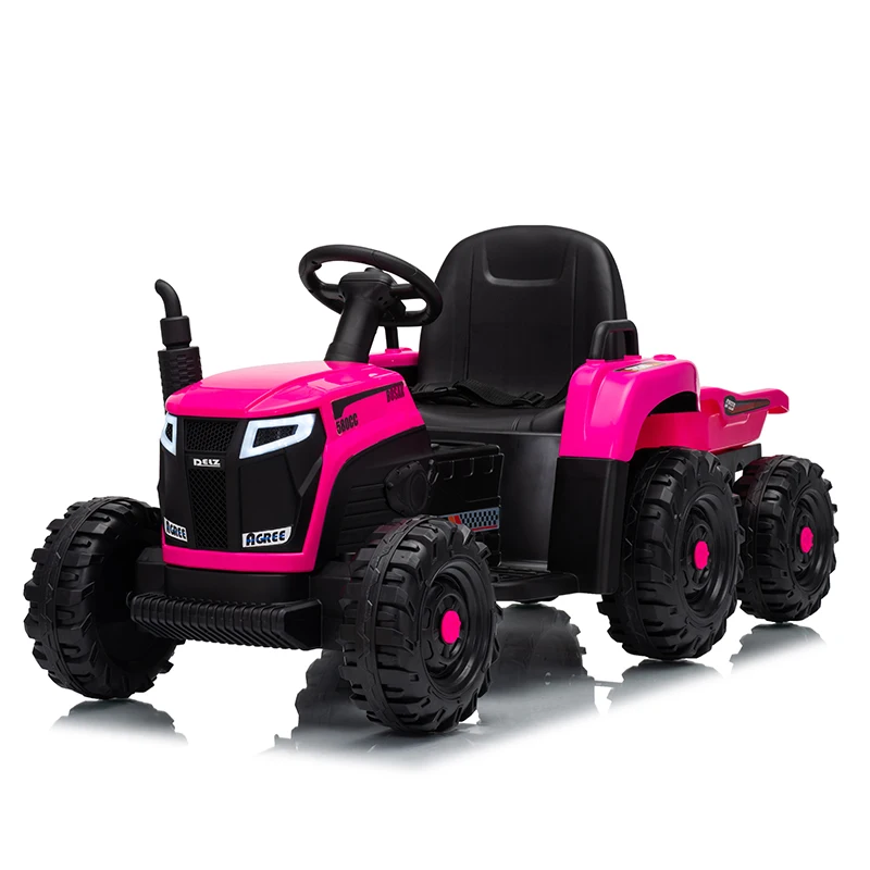 Children's Battery Ride on Car 12V Kids Electric Car with Remote Control Electric Tractor for Children with Electric Lift Bucket