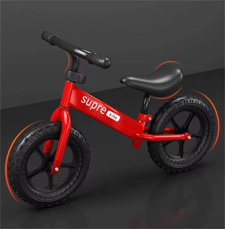 Children's Bicycle Kids Balance Bike Folding Balance Children's Bicycle with 2 Big Wheel