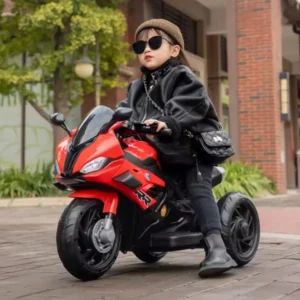 Children’s Early Education Electric Motorcycle Three wheeled Baby Boys and Girls Charging Simulation Small Motorcycle