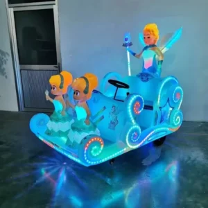 Children’s Electric Car Bumper Ride On for Outdoor Amusement Playground Double Luminous Music Battery Operated Indoor Motorcycle