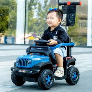 Children’s Electric Car Pushcart With Four Wheels Remote Control Charging Function Baby Toy Car