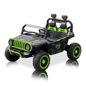 Children’s Electric Car Suitable for Both Boys and Girls Four wheeled Remote Control Car Music Battery Toy Off road Vehicle