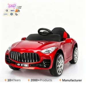 Children’s Electric Four Wheel Dual Drive Ride On Car for Boys and Girls Remote Control Plastic Construction Lithium Battery