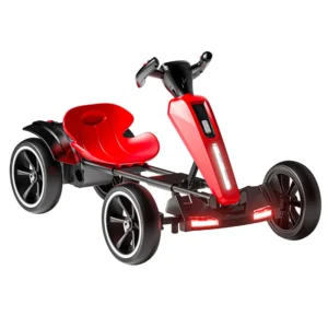 Children’s Electric Four Wheel Go Kart Model F1 Portable Foldable Toy for Boys and Girls No Installation Required