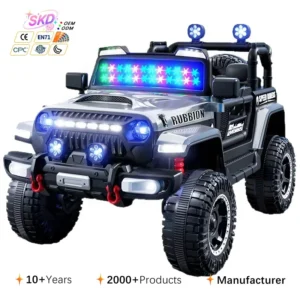 Children’s Electric Four-Wheel Off-Road Ride-On Car with Remote Control ABS Plastic for Adults to Ride Ages 5 7