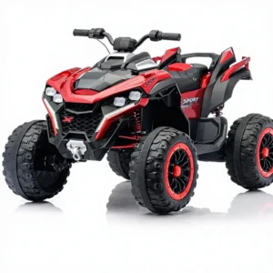 Children’s Electric Four Wheel Vehicle Remote Control Double Drive Electric Ride-On Toy Car for Baby Kids Beach Car