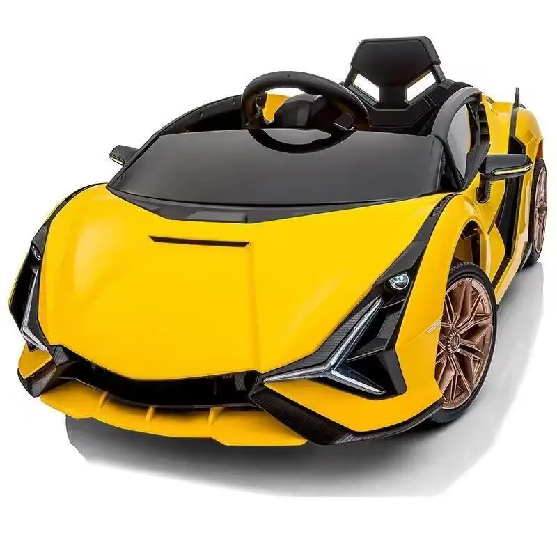 Children's Electric Four-Wheeled Ride-on Car Electric Licensed Ride on Car for Kids Plastic Material Outdoor Use