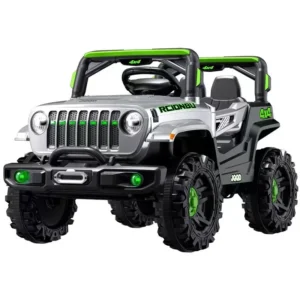 Children’s Electric Four Wheeled Ride on Toy Classic Car with Dual Remote Control Drive for Girls Kids 2 Seater
