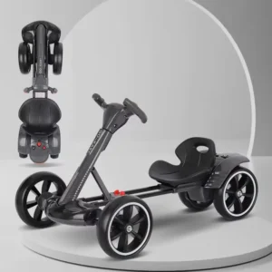 Children’s Electric Four Wheeler Foldable Ride On Toy for 2 to 4 Years Old 6V Battery Early Education