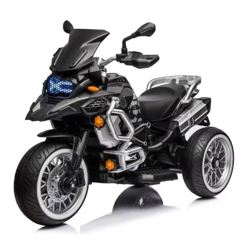 Children's Electric Motorcycle Children's 3-wheel Toy Car Can Sit Adult Charging Toy Car