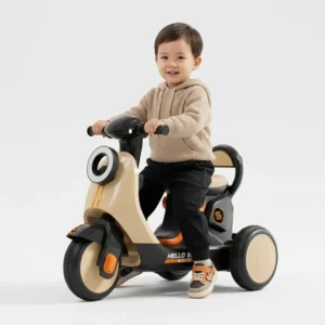Children’s Electric Motorcycle Plastic Remote Control Rideable 1 6 Years Old Baby Tricycle Toy Music Lighting Boy’s New Year