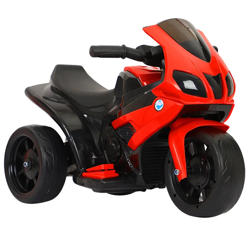 Children's Electric Motorcycle Self driving Toy Car Sitting Baby Tricycle Walking Baby Artifact Battery Baby Car