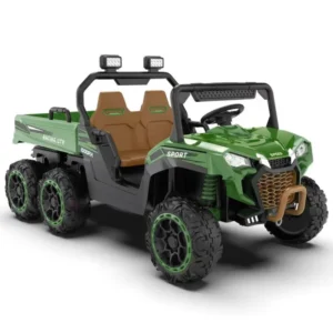 Children’s Electric Off Road Four Wheel Utility Vehicle Double Seat Plastic Remote Control Car for Kids