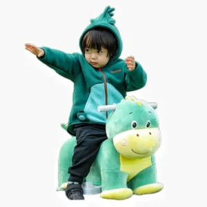 Children’s Electric Plush Four wheel Rechargeable Animal Ride on Toy Buggy for 1 6 Years Old