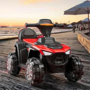 Children’s Electric Ride-On Car for Ages 1-6 Boys Girls Remote-Controlled Four-Wheel Rechargeable Off-Road Beach Use