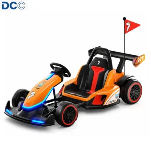 Children’s Electric Ride-on Cars 2 Seater 24V Battery Powered Toy Car with Remote Control LED Lights Kids Ride-on Car