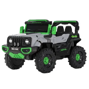 Children’s Electric Ride-on Cars Kids Plastic Music Light Bluetooth Four Wheel UTV Remote Control Toy Battery 3-12 Years