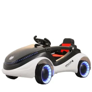 Children’s Electric Sci Fi Four Wheel Flashing Lights Remote Controlled Rechargeable Battery Powered Rocking Ride On Toy