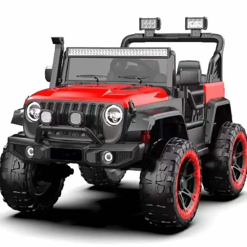 Children's Electric Toy Car 2 Seats Off-road Ride on Car Remotely Controlled