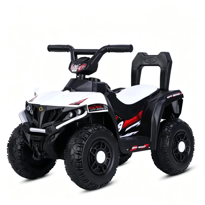 Children's Four Wheel Electric Ride On Car 2 to 4 Years Unisex Remote Control Lithium Battery Powered Lights Music Beach Buggy