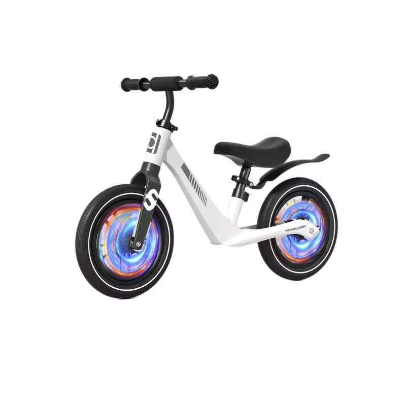 Children's Gas-Powered Balance Bike Exercise-Adjustable Seat Cushion 3-Point Safety Harness Shock Absorber 6-in-1 2-8 Year Old