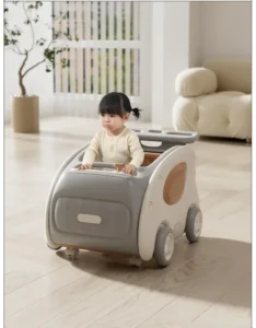 Children’s Indoor Playground Toy Plastic Push and Ride On Slide Car for Kids