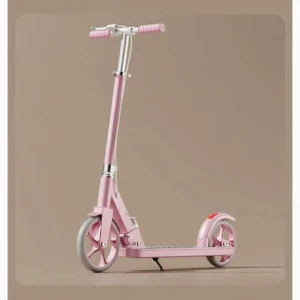 Children’s Lightweight Alloy Kick Scooter 2 Wheel LED Light Toy for Kids 5-18 Years Outdoor Activity Perfect Gift for Boys Girls