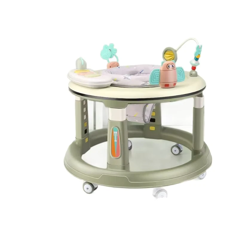 Children's New Baby Walker Toy Anti O Leg Three in One Foot Design Learning 6 18 Months Anti Rollover PlasticB002